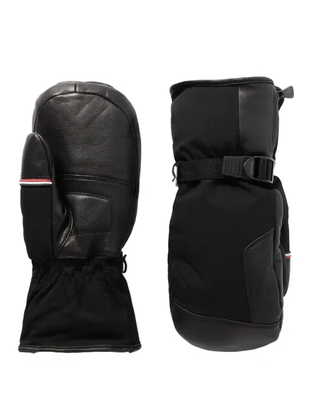 Moncler Grenoble Logo-Appliquéd Leather-Trimmed Ski Mittens - Men