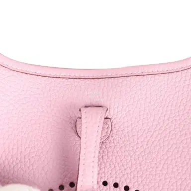 HERMÈS Hermes Evelyne TPM Mauve Sylvestre Clemence Palladium Hardware | Thumbnail 7 HERMÈS Hermes Evelyne TPM Mauve Sylvestre Clemence Palladium Hardware | Thumbnail 7