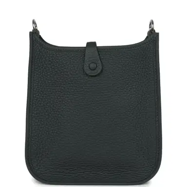 HERMÈS Hermes Evelyne TPM Vert Mangrove Clemence Palladium Hardware | Thumbnail 4