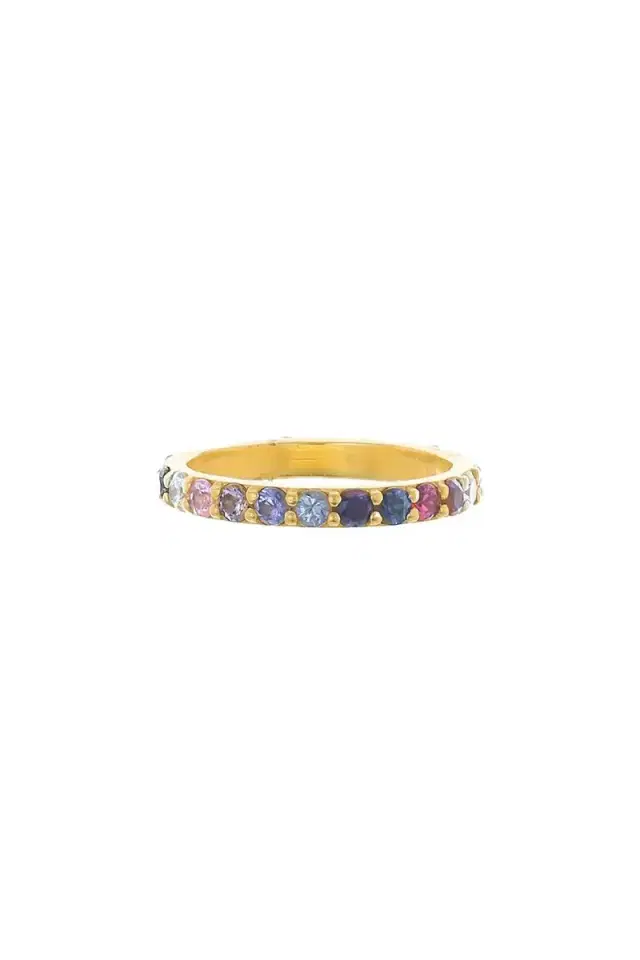 Spinel Diamond Ring