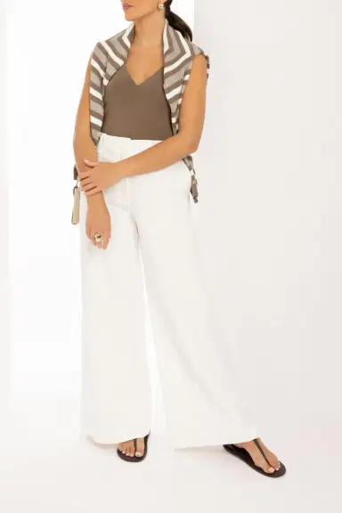 Brunello Cucinelli Stretch Tank - Chocolate | Thumbnail 2