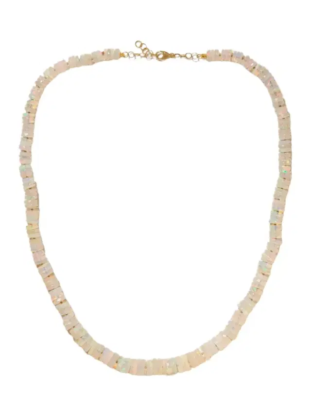 Gold Opal Necklace
