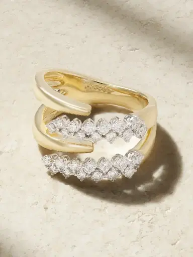 YEPREM 18-karat Yellow And White Gold Diamond Ring | Thumbnail 1 YEPREM 18-karat Yellow And White Gold Diamond Ring | Thumbnail 1