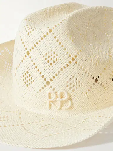 Ruslan Baginskiy Cowboy Embroidered Straw Hat | Thumbnail 3 Ruslan Baginskiy Cowboy Embroidered Straw Hat | Thumbnail 3