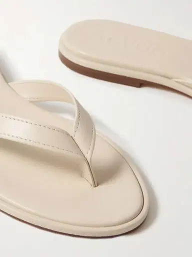 aeyde Melody Leather Flip Flops | Thumbnail 4