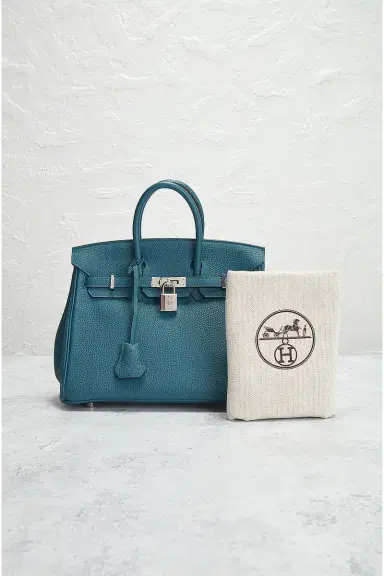HERMÈS Clemence Birkin 25 Handbag | Thumbnail 9