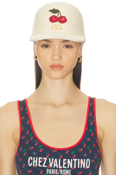 Valentino Garavani V Logo Signature Baseball Hat | Thumbnail 2 Valentino Garavani V Logo Signature Baseball Hat | Thumbnail 2