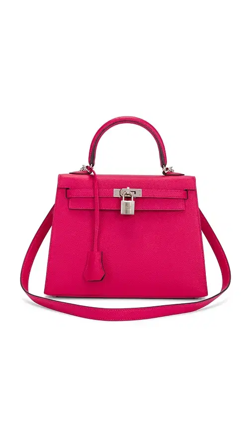 FWRD Renew Hermes Epsom Kelly 25 Sellier Handbag