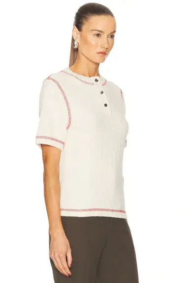 Bottega Veneta Short Sleeve Top | Thumbnail 2 Bottega Veneta Short Sleeve Top | Thumbnail 2