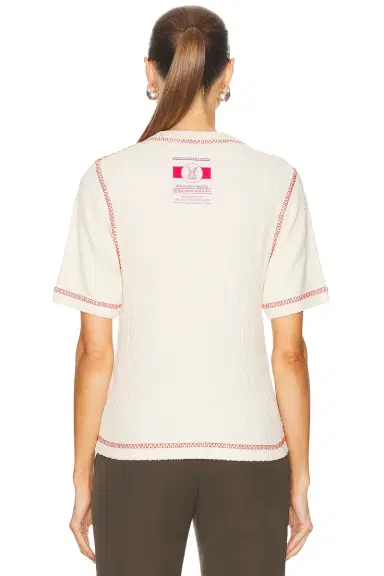 Bottega Veneta Short Sleeve Top | Thumbnail 3 Bottega Veneta Short Sleeve Top | Thumbnail 3