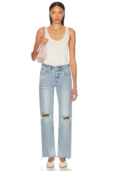 Moussy Vintage Odessa Straight-low Jeans | Thumbnail 7 Moussy Vintage Odessa Straight-low Jeans | Thumbnail 7