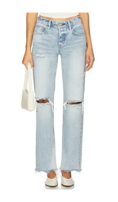Moussy Vintage Odessa Straight-low Jeans | Thumbnail 1 Moussy Vintage Odessa Straight-low Jeans | Thumbnail 1