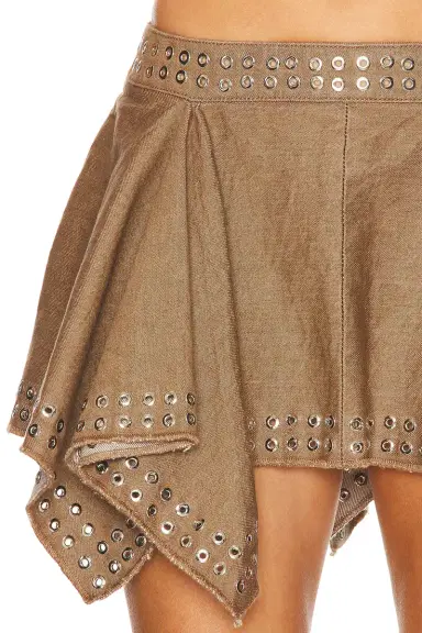 Ludovic de Saint Sernin Ice Skating Eyelet Mini Skirt | Thumbnail 6