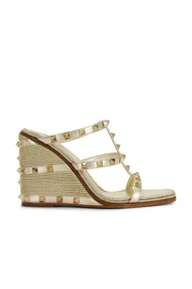 Valentino Garavani Rockstud Espadrilla Slide | Thumbnail 1 Valentino Garavani Rockstud Espadrilla Slide | Thumbnail 1