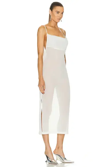Bottega Veneta Light Cotton Gauze Dress | Thumbnail 3 Bottega Veneta Light Cotton Gauze Dress | Thumbnail 3