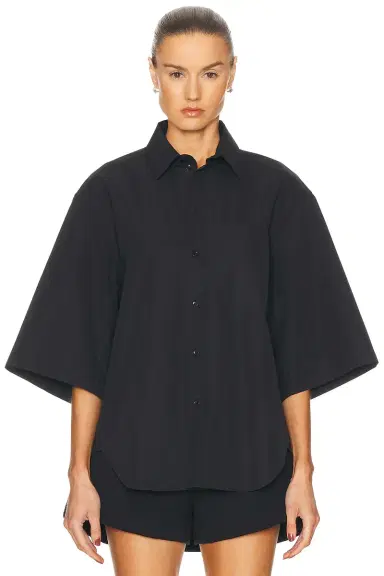 Wardrobe.NYC Short Sleeve Shirt | Thumbnail 1 Wardrobe.NYC Short Sleeve Shirt | Thumbnail 1
