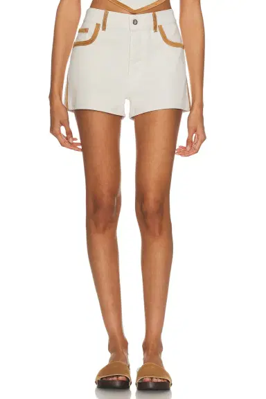 Miu Miu Denim Short | Thumbnail 1 Miu Miu Denim Short | Thumbnail 1