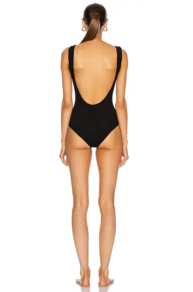 Hunza G Classic Square Neck One Piece Swimsuit | Thumbnail 3