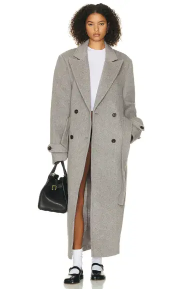 Helsa Bold Shoulder Long Coat | Thumbnail 3 Helsa Bold Shoulder Long Coat | Thumbnail 3