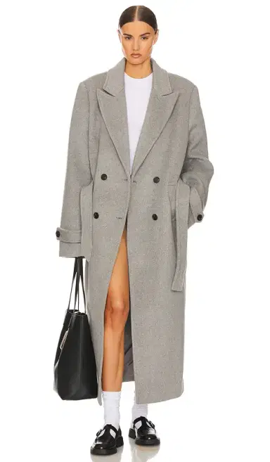 Helsa Bold Shoulder Long Coat | Thumbnail 1 Helsa Bold Shoulder Long Coat | Thumbnail 1