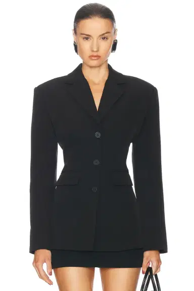 Helsa Recycled Twill S Curve Jacket | Thumbnail 3 Helsa Recycled Twill S Curve Jacket | Thumbnail 3