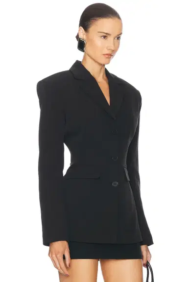 Helsa Recycled Twill S Curve Jacket | Thumbnail 4 Helsa Recycled Twill S Curve Jacket | Thumbnail 4
