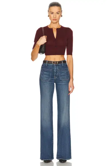 NILI LOTAN Florence Flare Jeans | Thumbnail 5