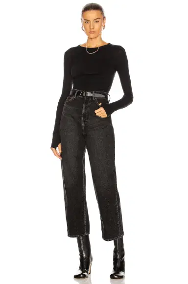 ENZA COSTA Cashmere Cuffed Crew Tee | Thumbnail 4 ENZA COSTA Cashmere Cuffed Crew Tee | Thumbnail 4
