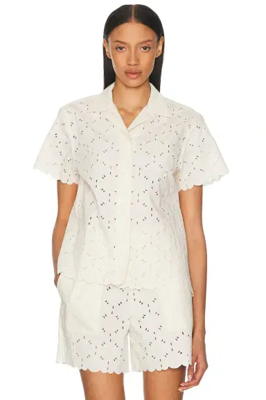 Moncler Button Up Top | Thumbnail 1 Moncler Button Up Top | Thumbnail 1