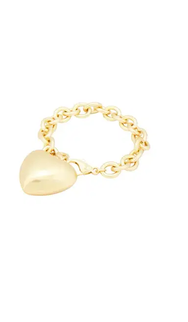 Roxanne Assoulin The Puffy Heart Gold Bracelet | Thumbnail 1