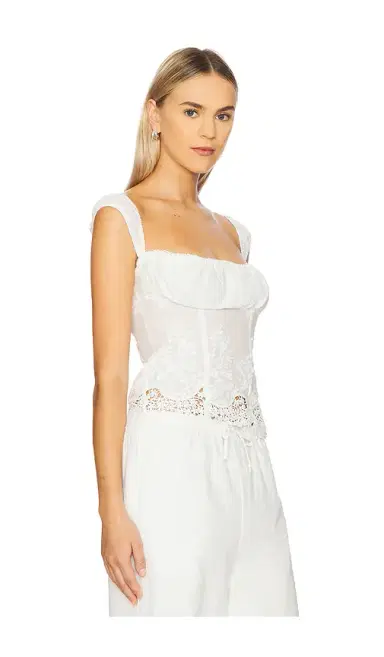 WeWoreWhat Wide Strap Ruched Cup Corset | Thumbnail 2 WeWoreWhat Wide Strap Ruched Cup Corset | Thumbnail 2
