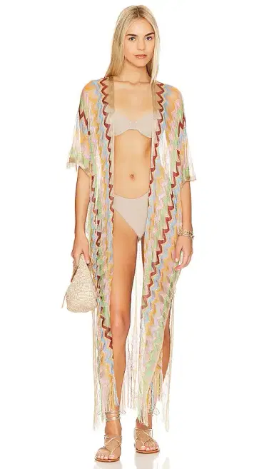 Luli Fama Here Comes The Sun Long Poncho | Thumbnail 2 Luli Fama Here Comes The Sun Long Poncho | Thumbnail 2