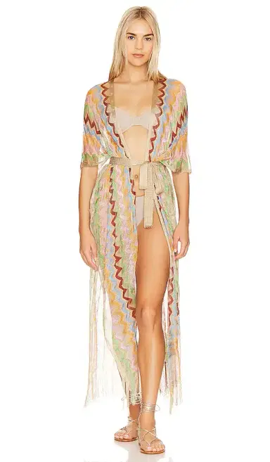 Luli Fama Here Comes The Sun Long Poncho | Thumbnail 1 Luli Fama Here Comes The Sun Long Poncho | Thumbnail 1