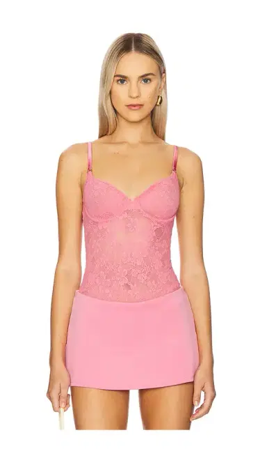 fleur du mal Le Stretch Lace Bodysuit | Thumbnail 1 fleur du mal Le Stretch Lace Bodysuit | Thumbnail 1