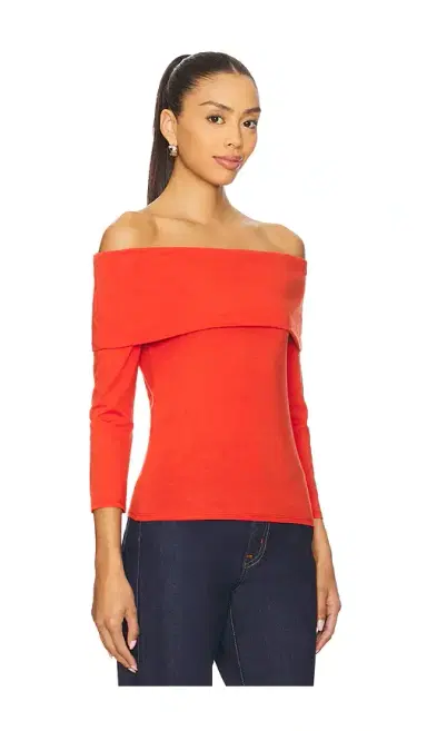 Nation Los Angeles Alexi Off The Shoulder T-Shirt | Thumbnail 2 Nation Los Angeles Alexi Off The Shoulder T-Shirt | Thumbnail 2