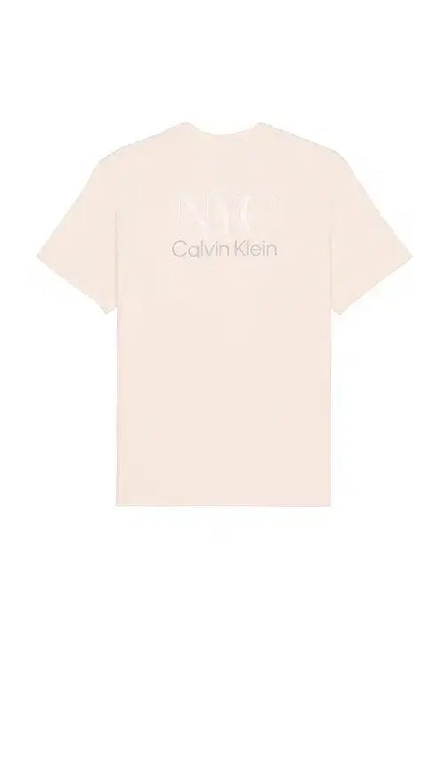 Embroidered Nyc Back Crewneck Tee