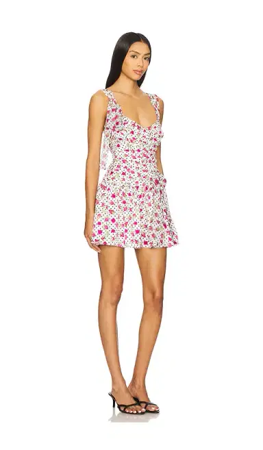 For Love & Lemons Betty Bud Mini Dress | Thumbnail 2