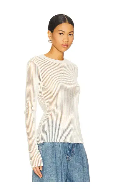 Helmut Lang Stripe Crew Top | Thumbnail 2 Helmut Lang Stripe Crew Top | Thumbnail 2