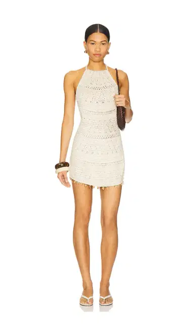 Lovers and Friends Joey Crochet Mini Dress | Thumbnail 1