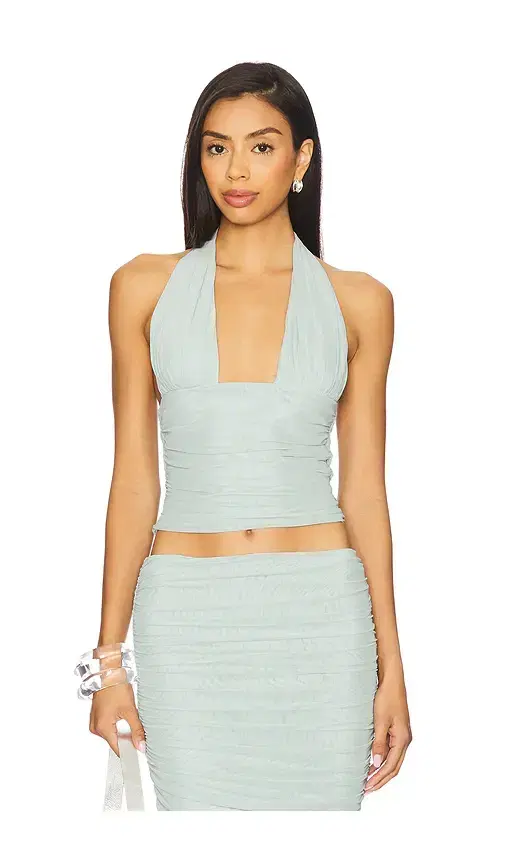 SEROYA Bimini Mesh Halter Top