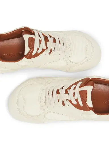 Bottega Veneta Women's Orbit Flash Suede Sneakers - Sea Salt Caramel - Size 11 | Thumbnail 5
