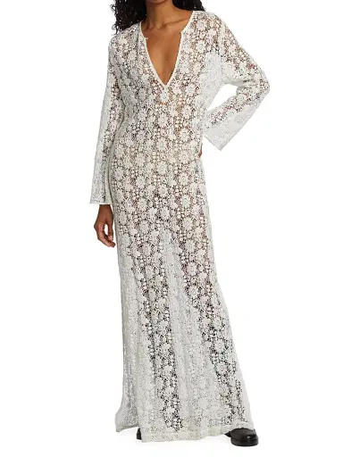 Nili Lotan Women's Della Lace Maxi Dress | Thumbnail 2 Nili Lotan Women's Della Lace Maxi Dress | Thumbnail 2