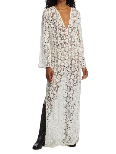 Nili Lotan Women's Della Lace Maxi Dress | Thumbnail 3 Nili Lotan Women's Della Lace Maxi Dress | Thumbnail 3