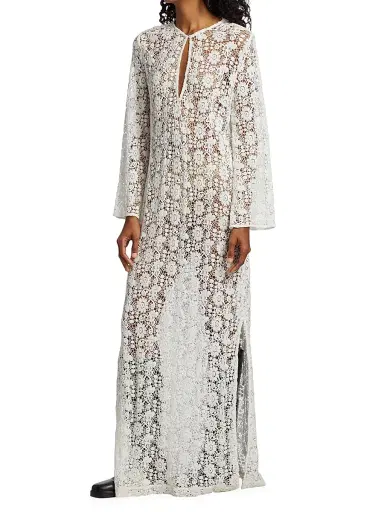 Nili Lotan Women's Della Lace Maxi Dress | Thumbnail 4 Nili Lotan Women's Della Lace Maxi Dress | Thumbnail 4