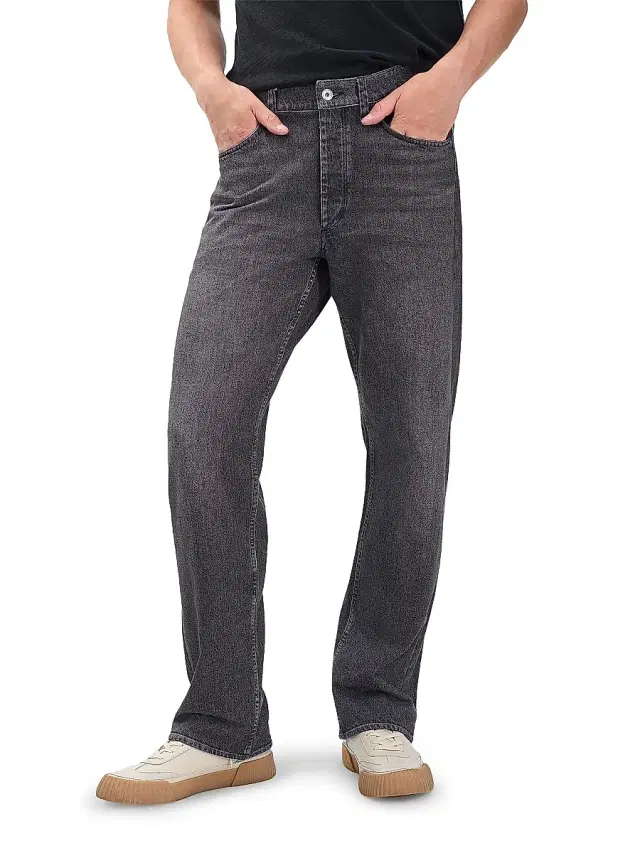 rag & bone Men's Fit 4 Miramar Stretch Mid-Rise Jeans - Faded Black