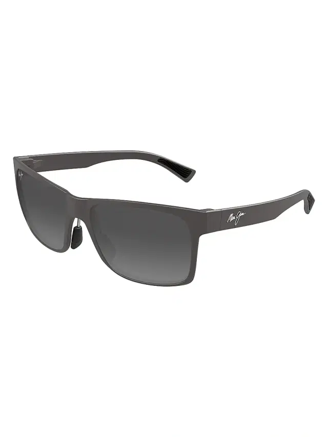 Men's Ekolu 58MM Rectangular Sunglasses - Grey