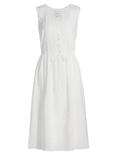 Reformation Women's Lonnie Sleeveless Midi-Dress - Cream - Size 8 | Thumbnail 1 Reformation Women's Lonnie Sleeveless Midi-Dress - Cream - Size 8 | Thumbnail 1