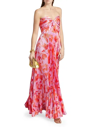 As It May Women's Nora Printed Satin Gown | Thumbnail 2 As It May Women's Nora Printed Satin Gown | Thumbnail 2