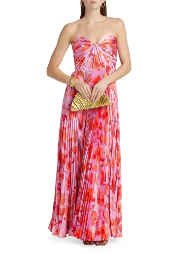 As It May Women's Nora Printed Satin Gown | Thumbnail 3 As It May Women's Nora Printed Satin Gown | Thumbnail 3