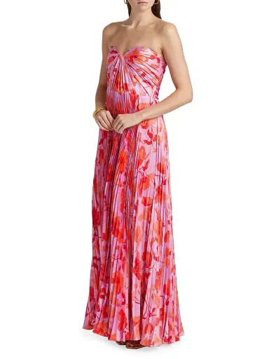 As It May Women's Nora Printed Satin Gown | Thumbnail 4 As It May Women's Nora Printed Satin Gown | Thumbnail 4